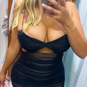 Sexy black dress